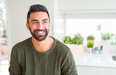 young man smiling 