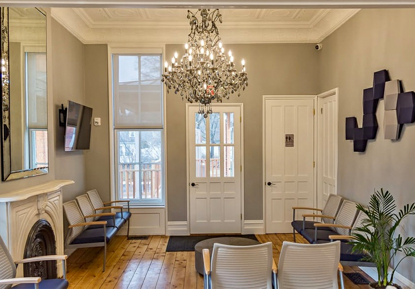 Reception area of Schoharie Dental