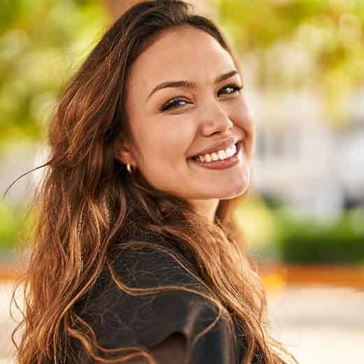 Young woman with confident smile 